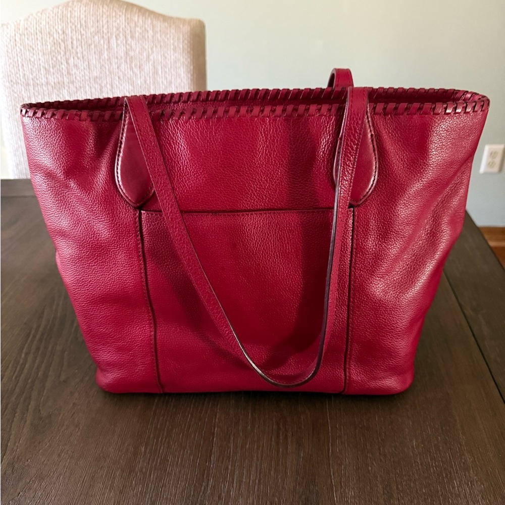 Brighton Ferrara Gabriella Red Medallion Tassel Tote & Wallet for Valentines Day - Picture 3 of 7
